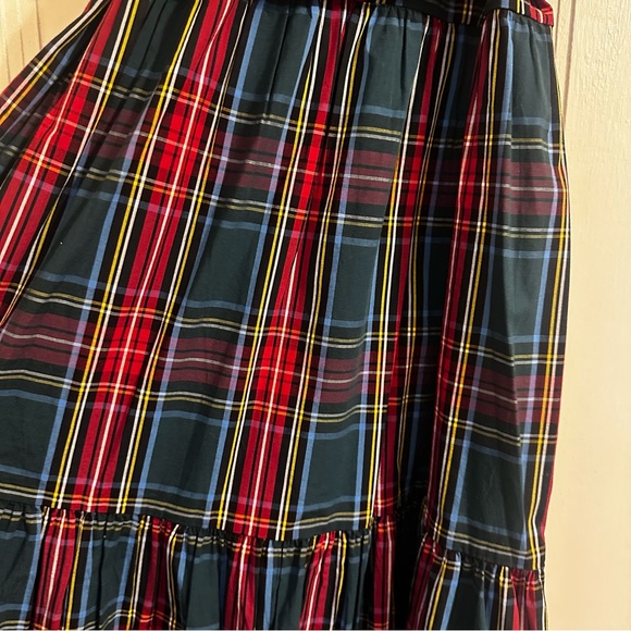 Sleeveless tartan shirtdress - Picture 11 of 11
